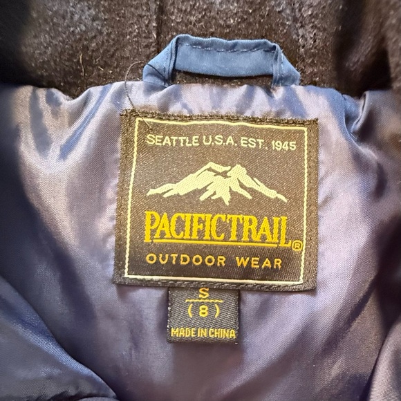 Blue and Gray Hooded Jacket - Picture 3 of 4